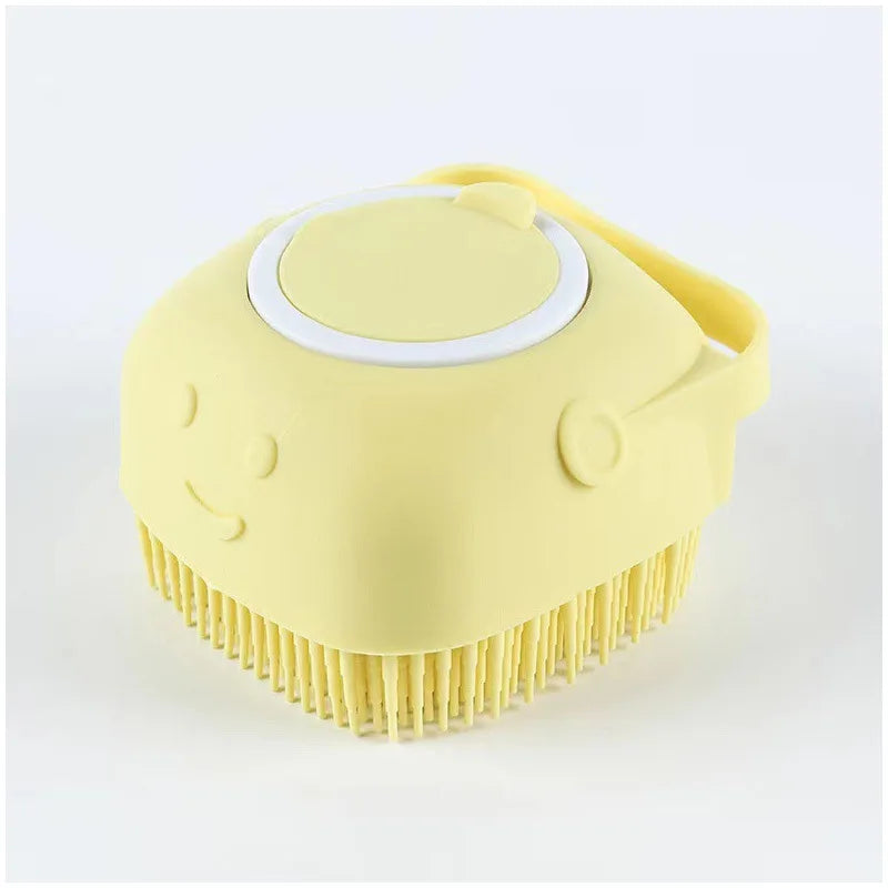 Silicone Pet Bath Brush 2-in-1