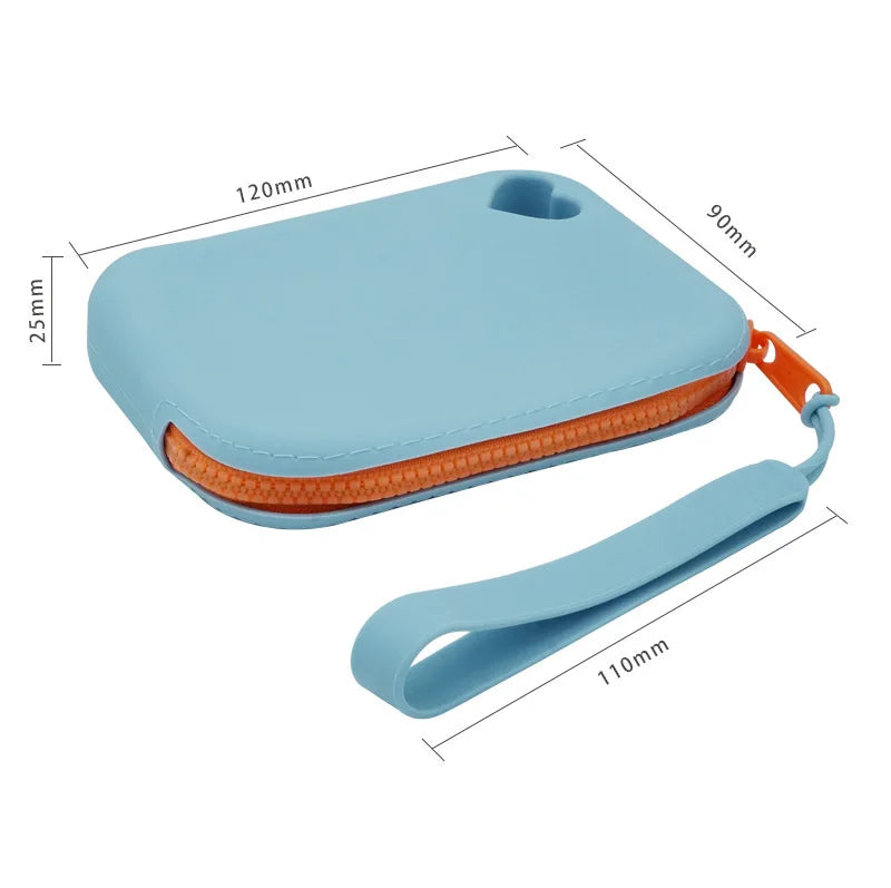 Portable Silicone Dog Treat Pouch – Waterproof Training Bag with Clip