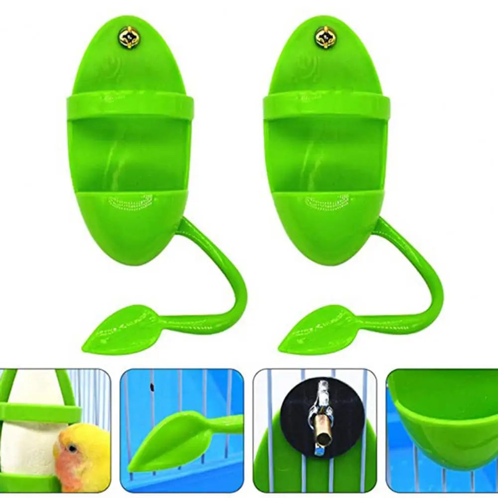 Parrot Fruit & Veggie Holder – Hanging Bird Feeder with Perch