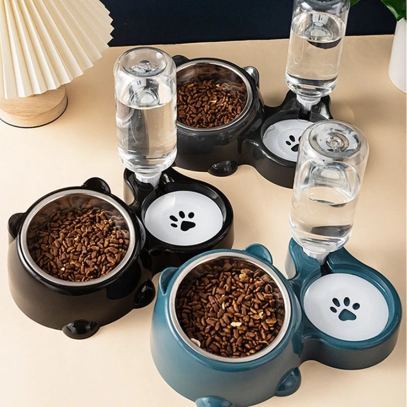 Orthopedic 2-in-1 Automatic Feeder & Waterer