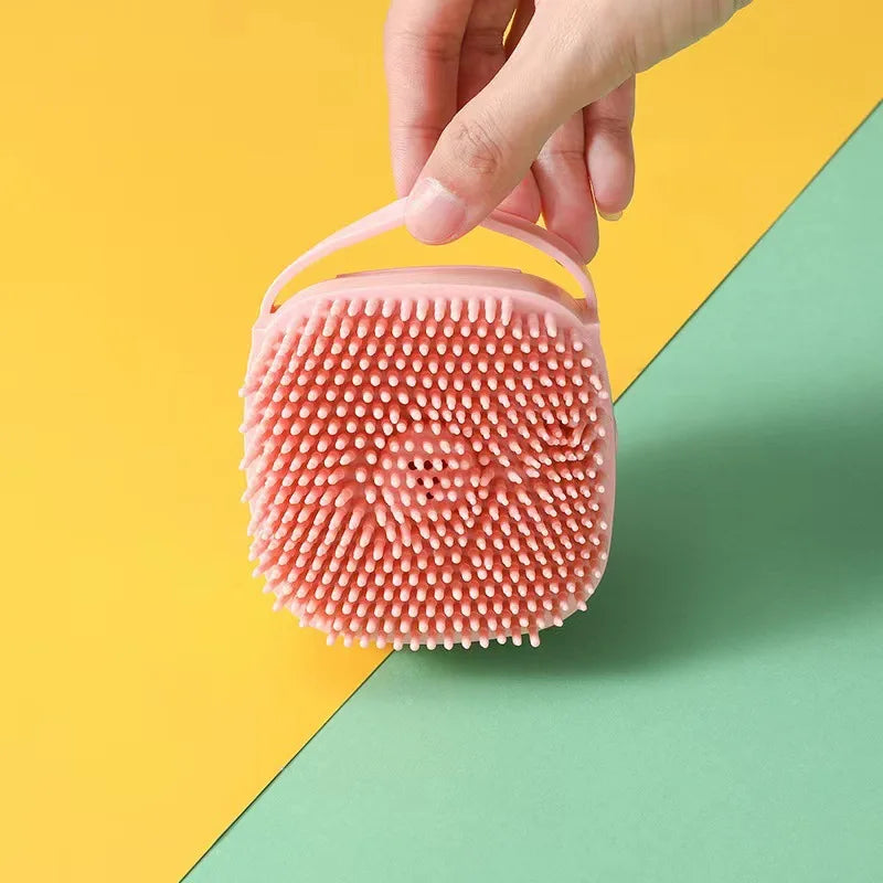 Silicone Pet Bath Brush 2-in-1