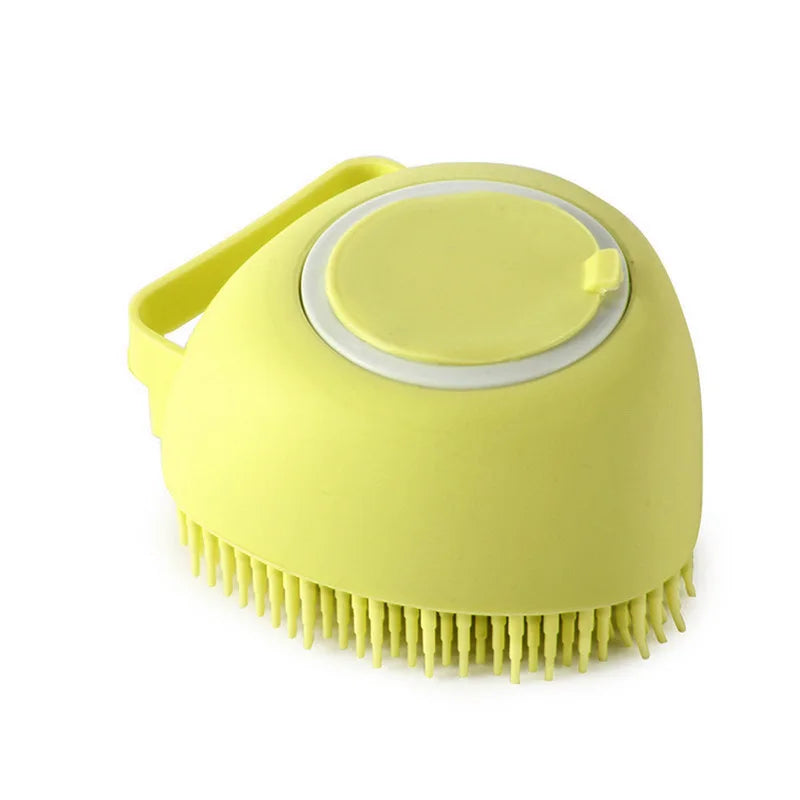 Silicone Pet Bath Brush 2-in-1