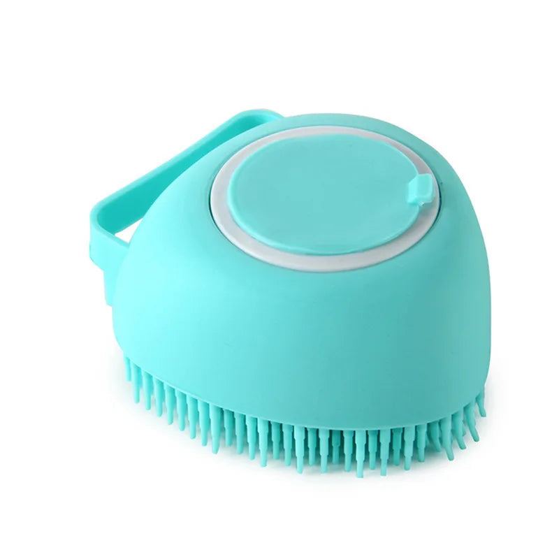 Silicone Pet Bath Brush 2-in-1