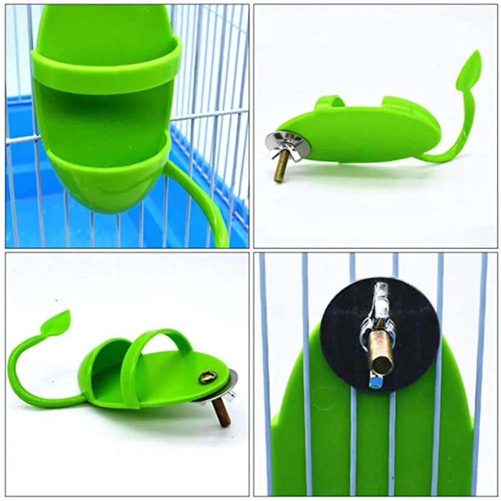 Parrot Fruit & Veggie Holder – Hanging Bird Feeder with Perch