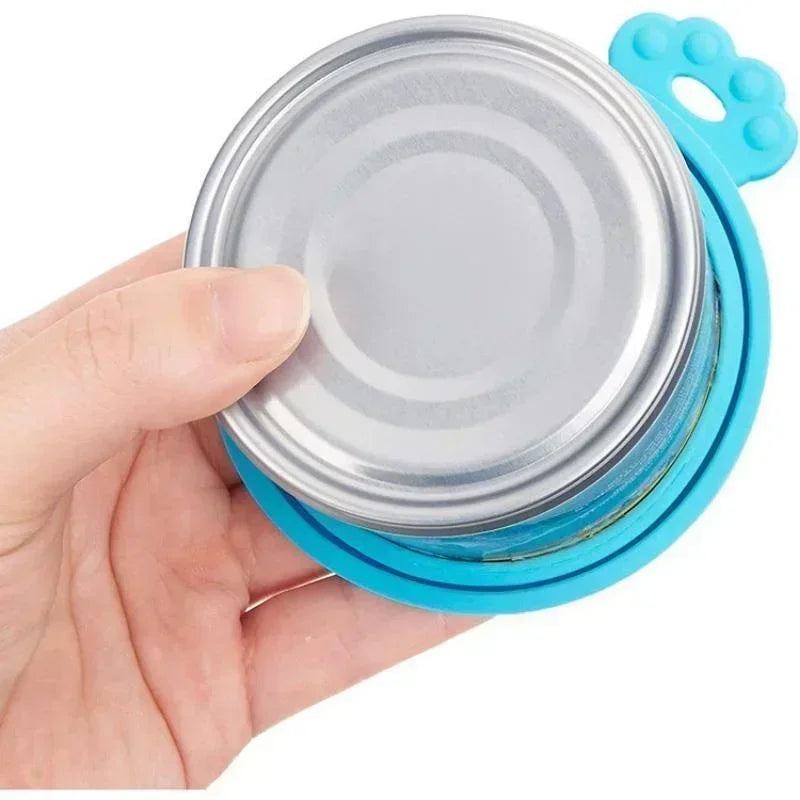 Universal 3-in-1 Silicone Pet Food Can Covers