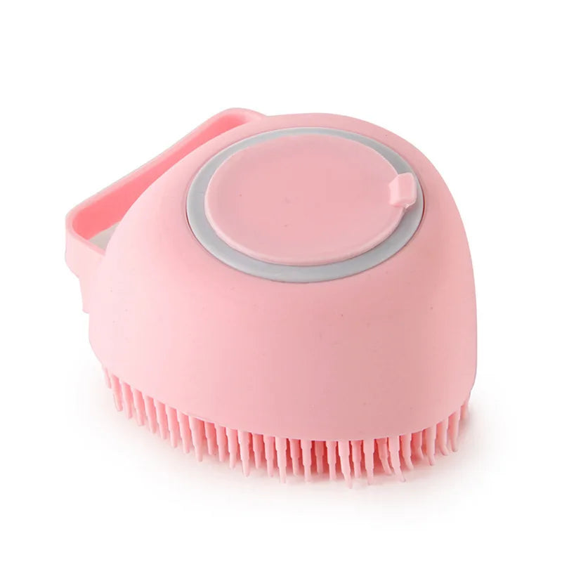 Silicone Pet Bath Brush 2-in-1