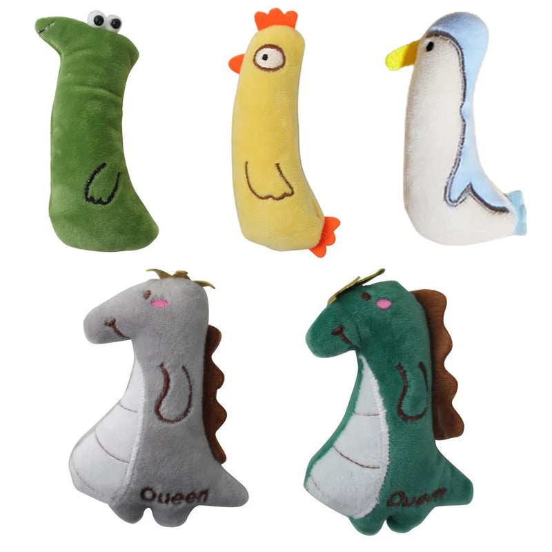 Catnip Plush Bite Toy – Fun Dental Care Pillow for Cats & Kittens