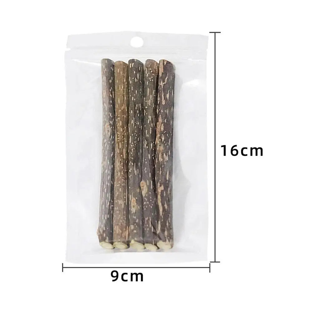 Natural Silvervine Cat Molar Sticks – 5Pcs Dental Care Chew Toys