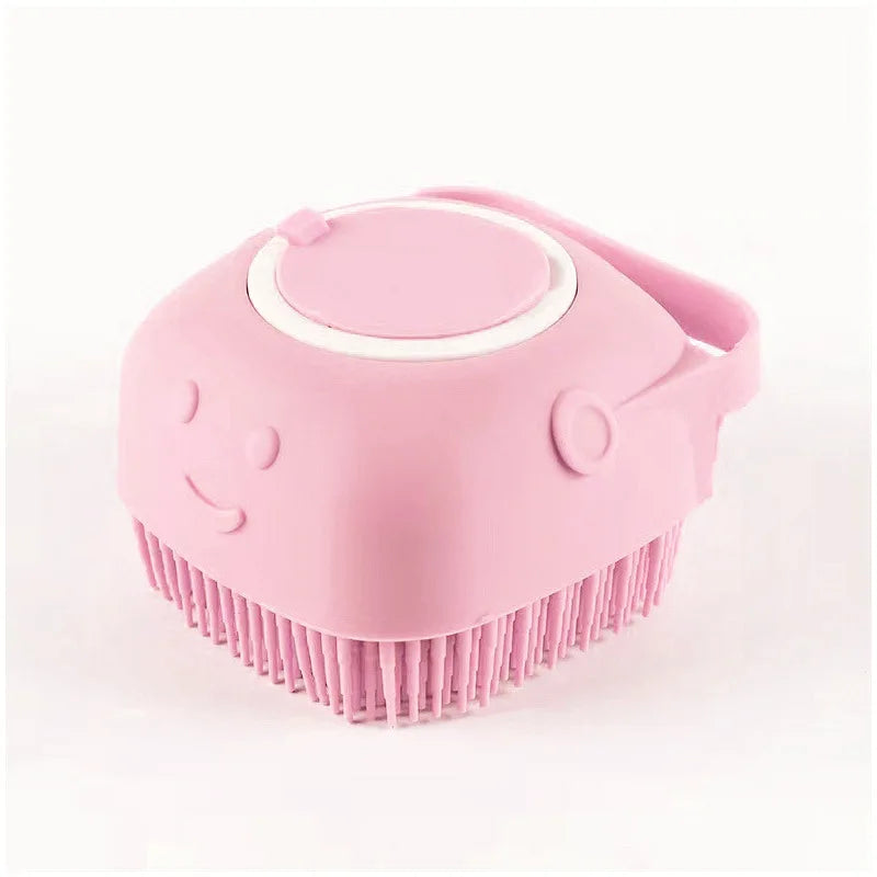 Silicone Pet Bath Brush 2-in-1