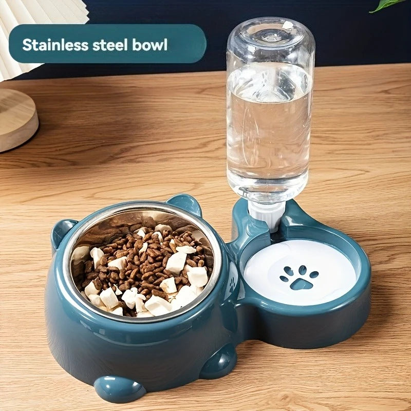 Orthopedic 2-in-1 Automatic Feeder & Waterer