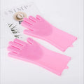 Magic Silicone Pet Grooming & Bathing Gloves
