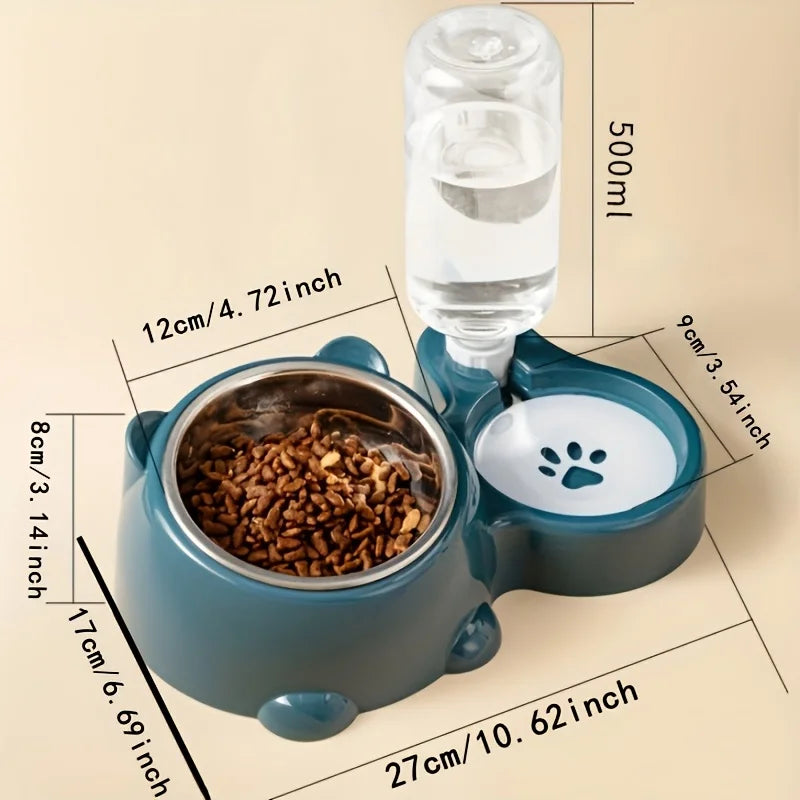 Orthopedic 2-in-1 Automatic Feeder & Waterer