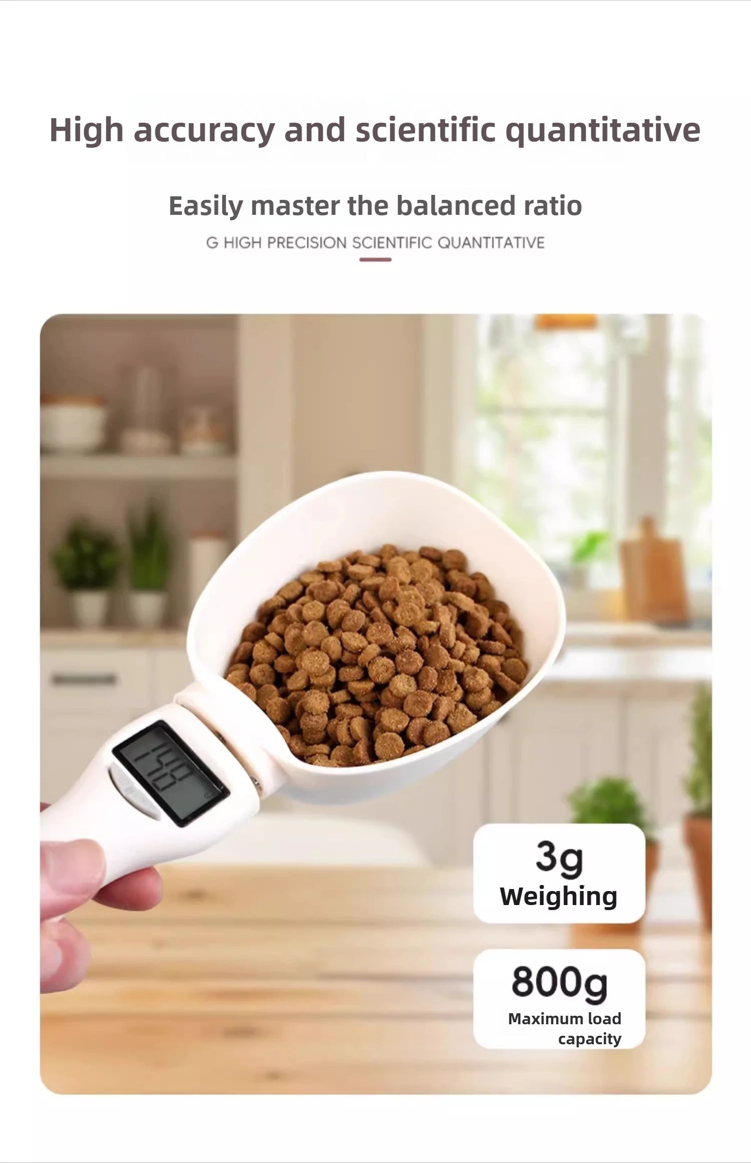 Digital Precision Pet Food Measuring Spoon