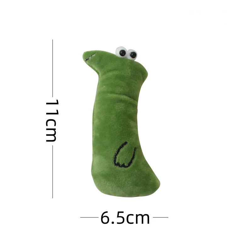 Catnip Plush Bite Toy – Fun Dental Care Pillow for Cats & Kittens