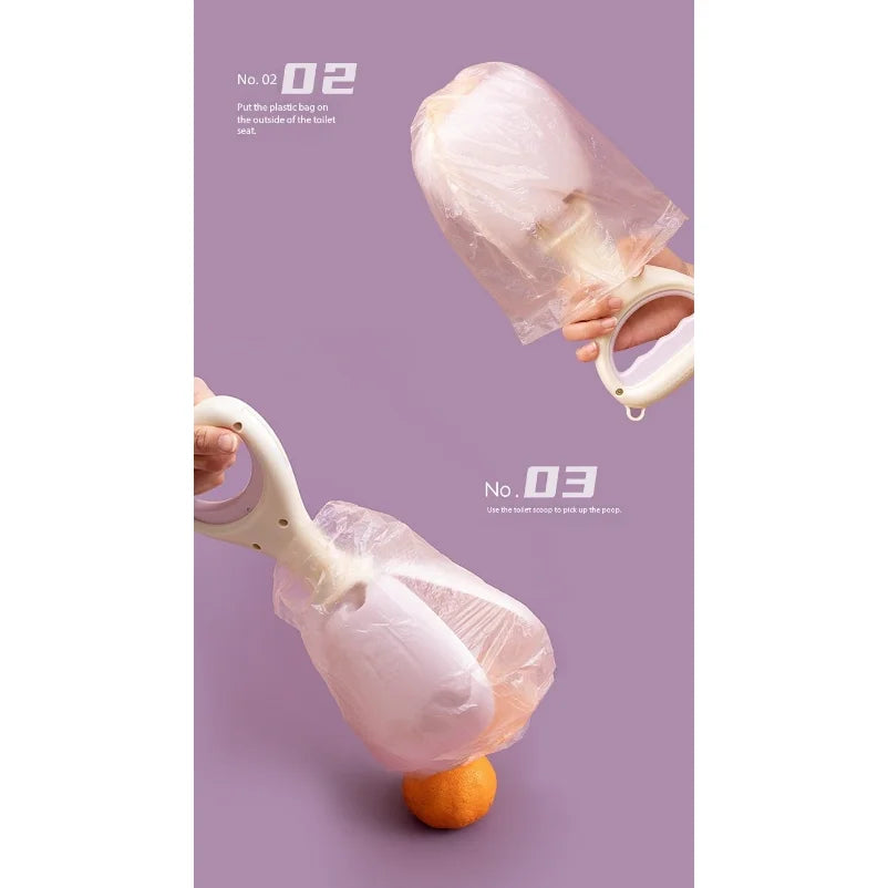 Portable 2-in-1 No-Touch Pooper Scooper