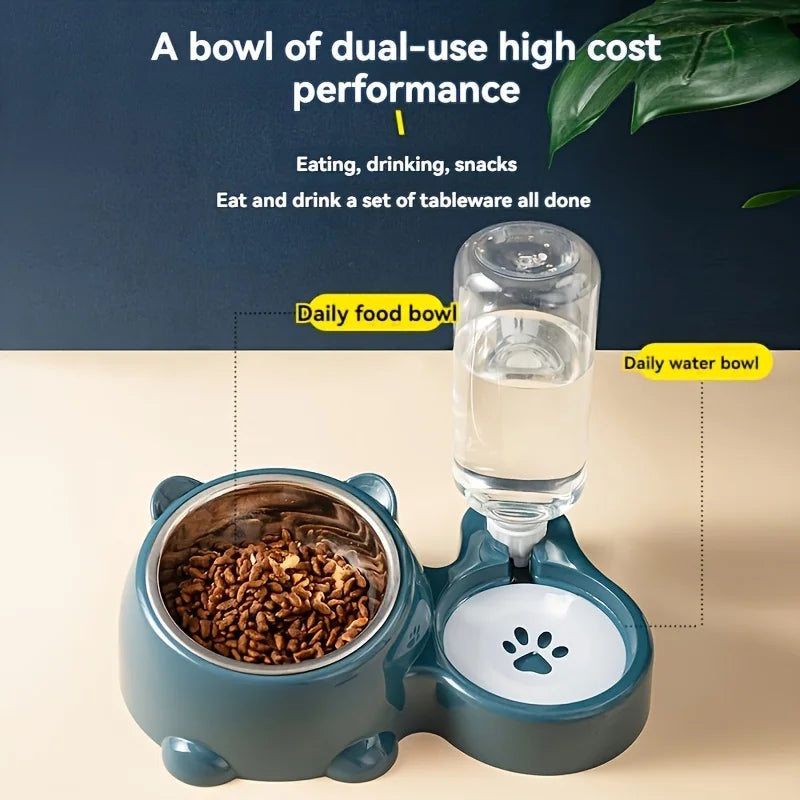 Orthopedic 2-in-1 Automatic Feeder & Waterer