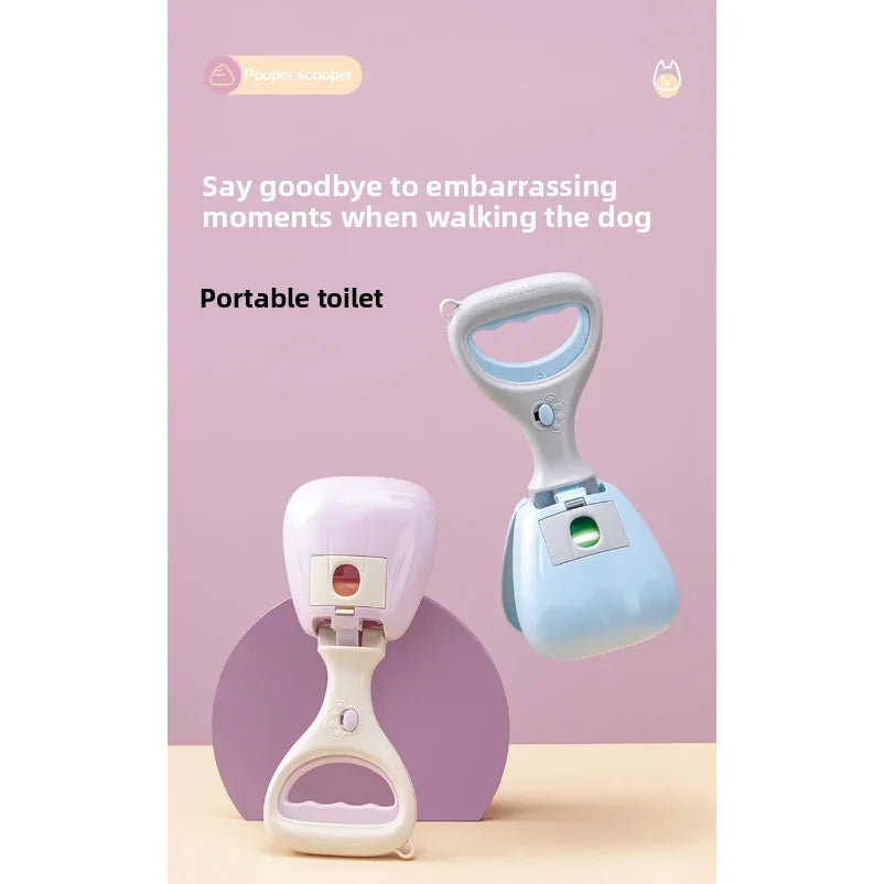 Portable 2-in-1 No-Touch Pooper Scooper