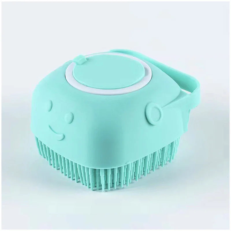 Silicone Pet Bath Brush 2-in-1